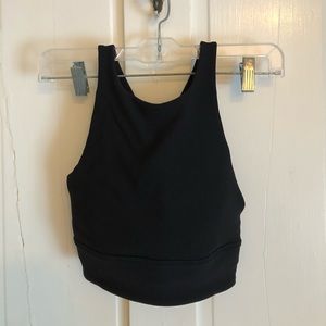 Lululemon High Neck Long Line Energy Bra